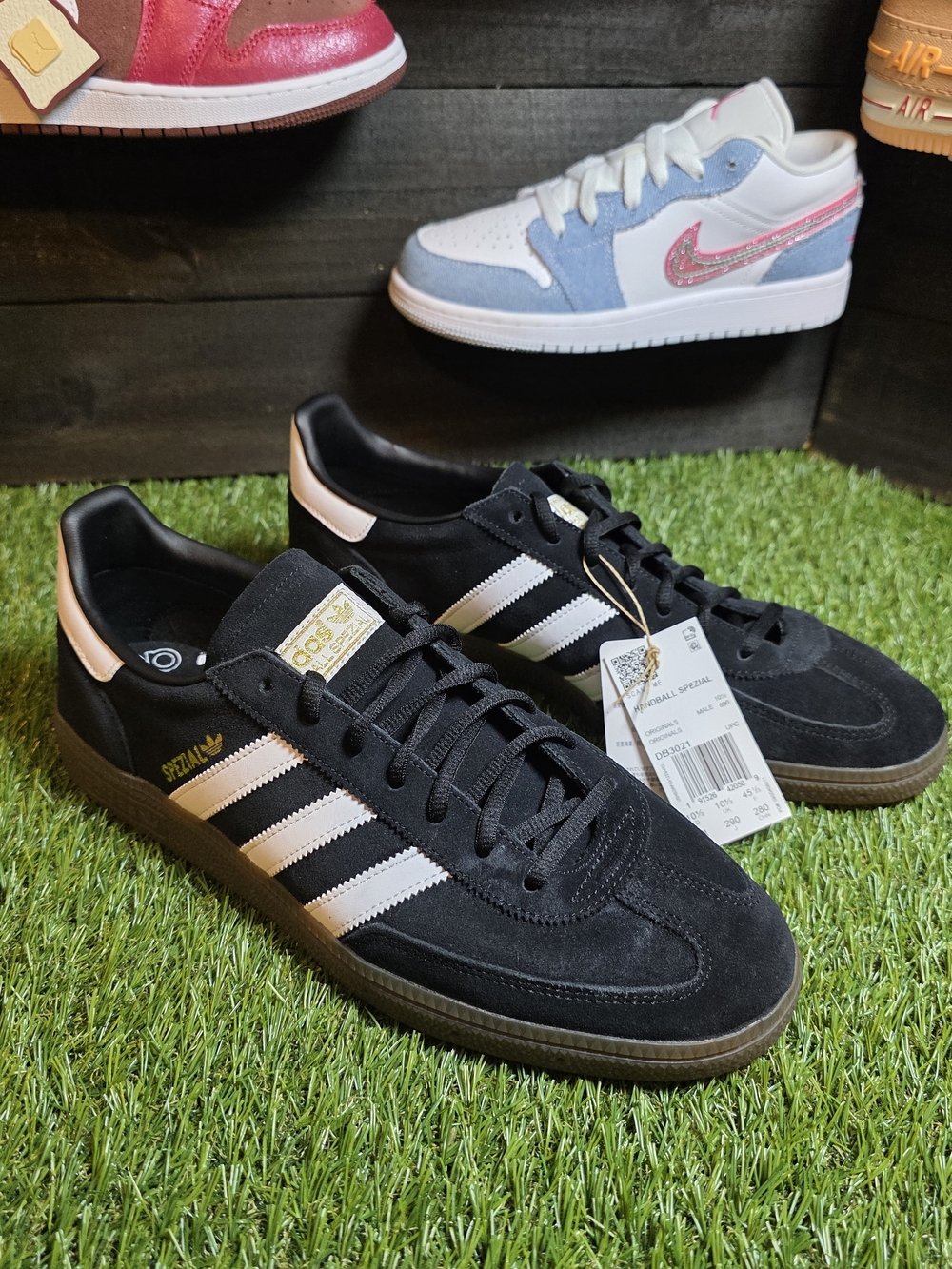 11m Adidas Handball Spezial Black Gums Sneakers